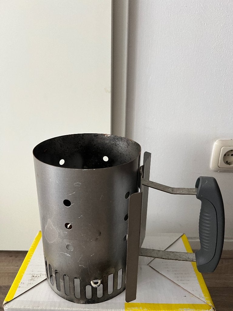 Weber brikettenstarter klein, Ophalen of Verzenden, Zo goed als nieuw, Weber