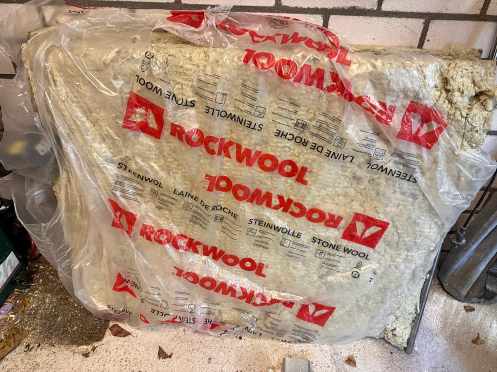 Rockwool, Doe-het-zelf en Verbouw, Isolatie en Afdichting, Ophalen, 4 tot 8 cm, Steenwol, Zo goed als nieuw