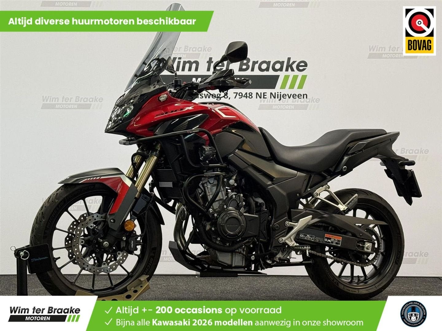 Honda CB 500 X ABS (bj 2023) 13,265 km, 2 cilinders, HONDA, Bedrijf, Onbekend