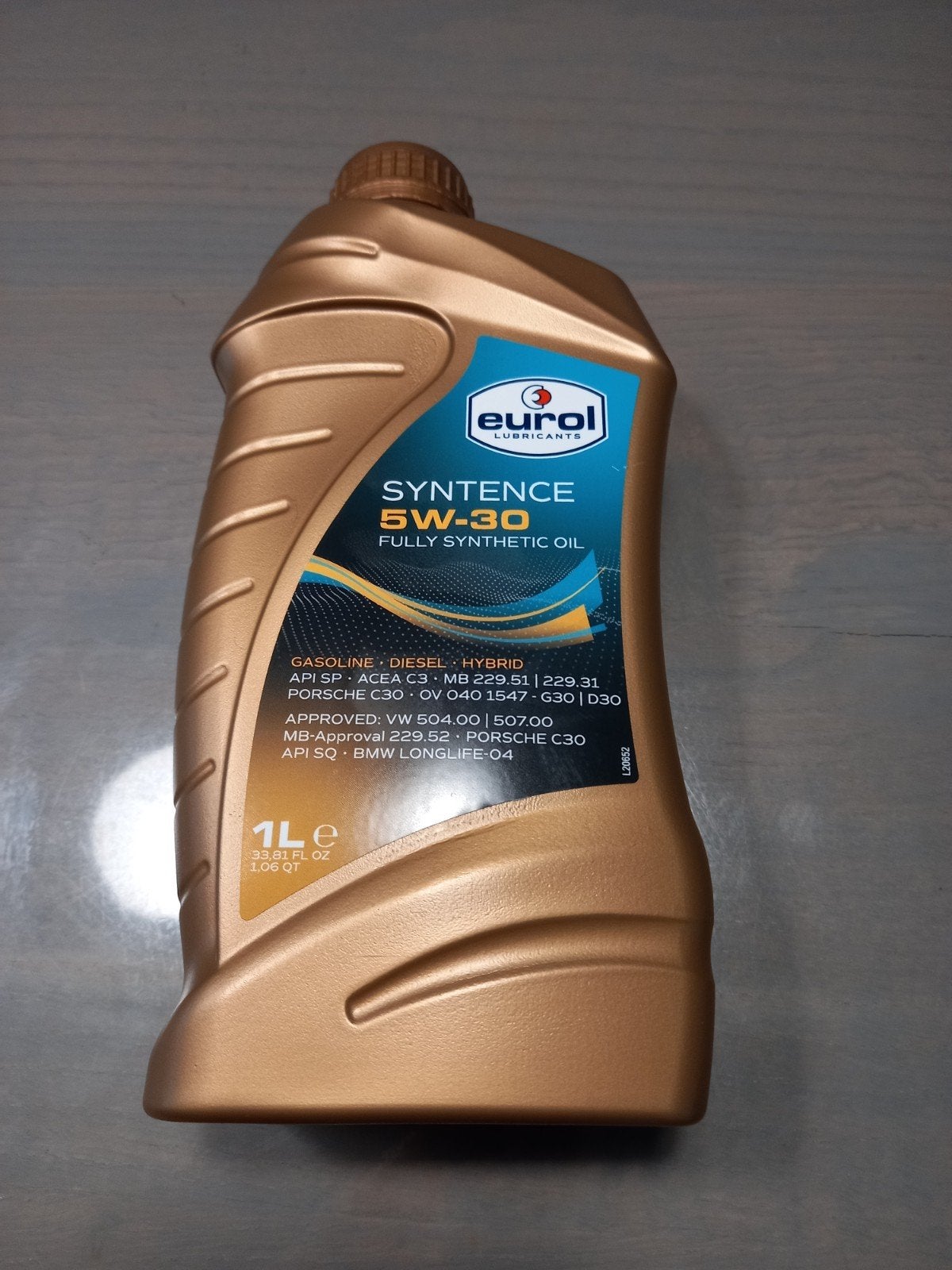 Bijna gratis Eurol Syntence 5W-30 Volledig Synthetische Moto, Ophalen, Nieuw, Universele onderdelen