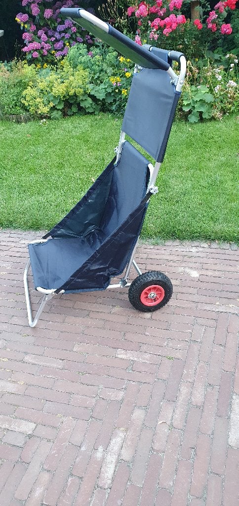 Nieuwe strand stoel ook als trolly inklapbaar, Caravans en Kamperen, Kampeeraccessoires, Ophalen, Nieuw