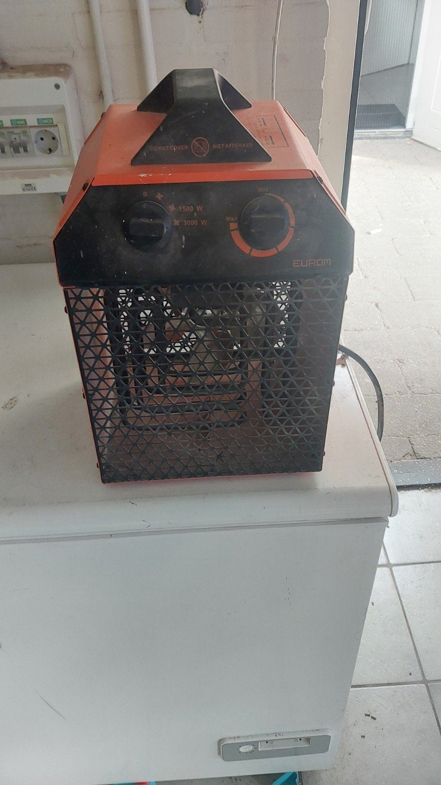 Eurom EK Delta 3000 Bouwkachel, Doe-het-zelf en Verbouw, Verwarming en Radiatoren, Ophalen, 30 tot 80 cm, Kachel, Minder dan 60 cm