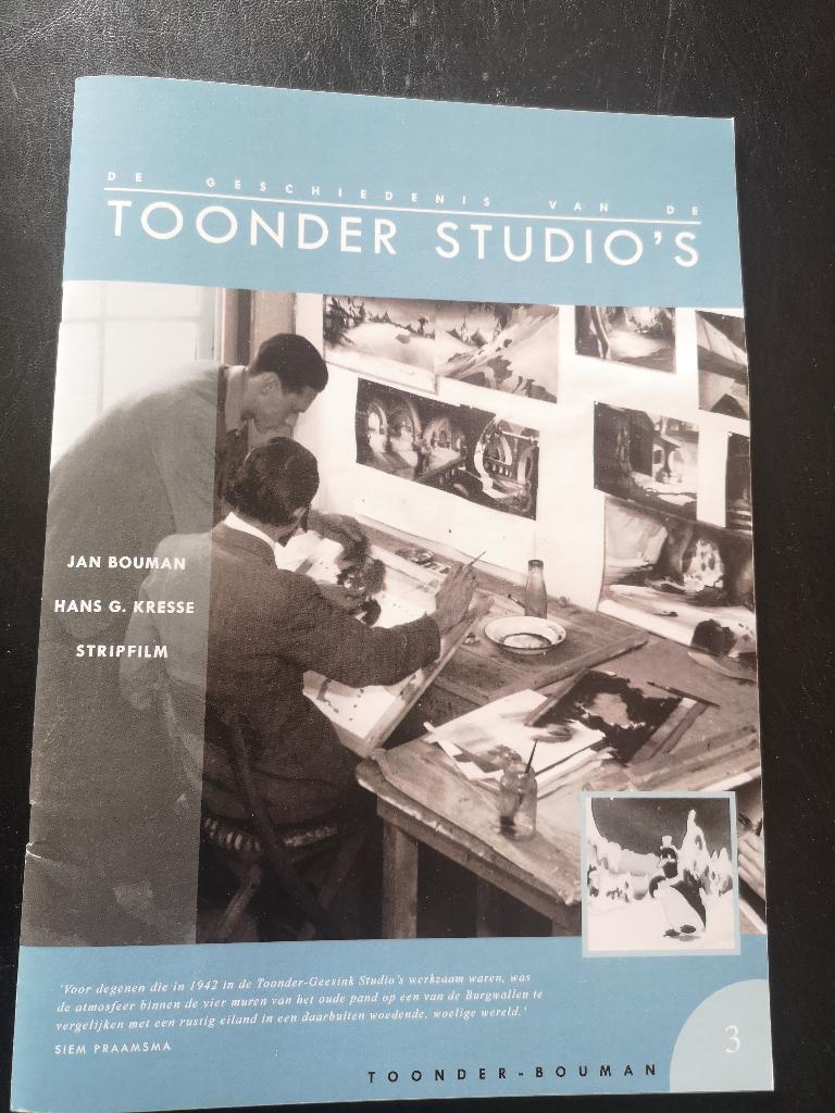 De geschiedenis van de Toonder Studio's, Eén stripboek, Ophalen of Verzenden, Zo goed als nieuw, Marten Toonder studios