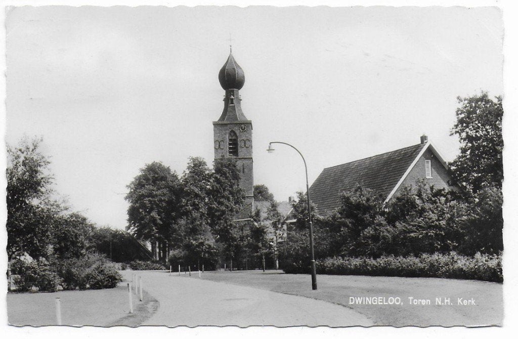 Dwingeloo Toren Gelopen Ansichtkaart ( 9725 ), Ophalen of Verzenden, 1980 tot heden, Gelopen
