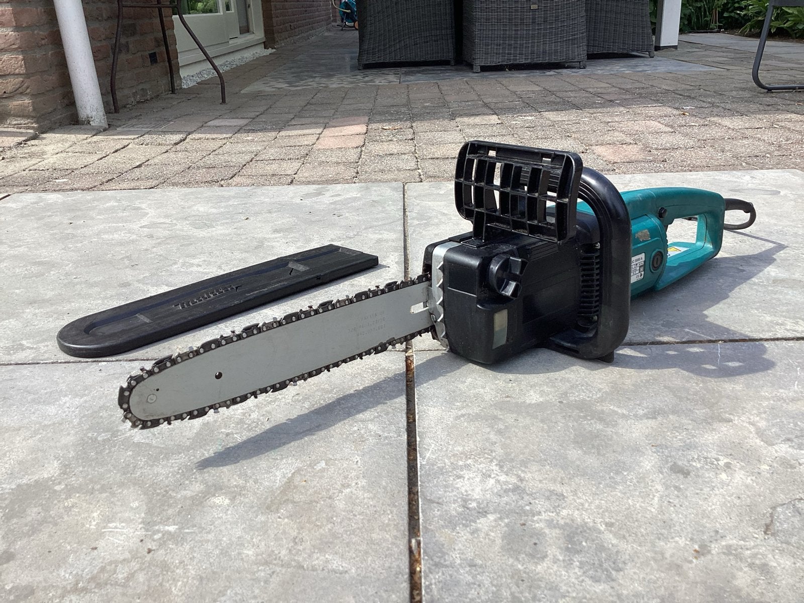 Makita elektrische kettingzaag, zo goed als nieuw, Doe-het-zelf en Verbouw, Kettingzaag, Ophalen of Verzenden, Zo goed als nieuw