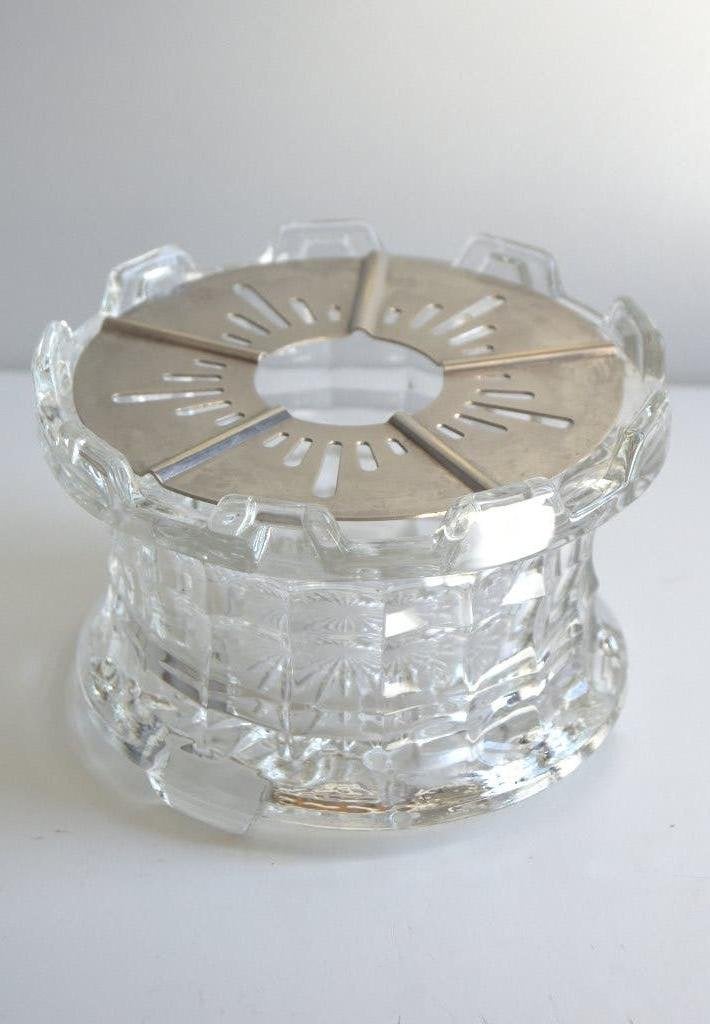 Vintage glazen theelichtje in goede staat, Antiek en Kunst, Ophalen of Verzenden