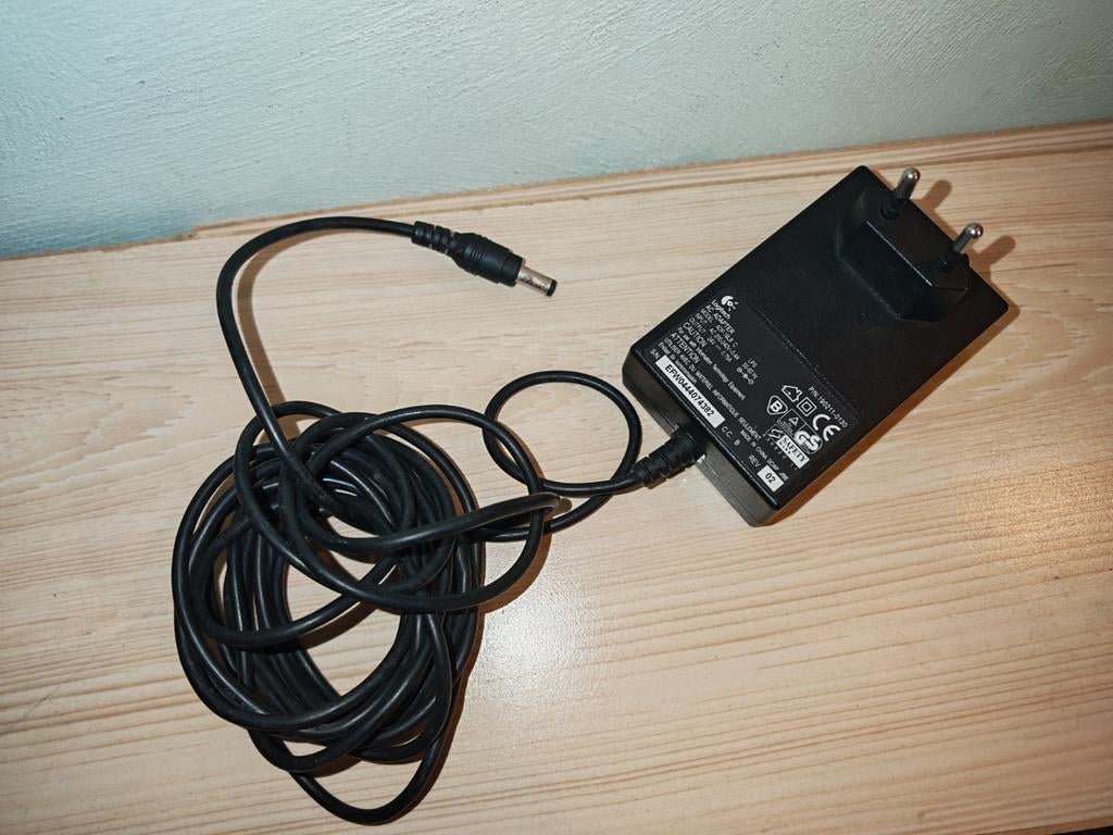 Logitech 24V 0.75A adapter voor Driving Force Pro, Gebruikt, Adapter, Logitech, PlayStation