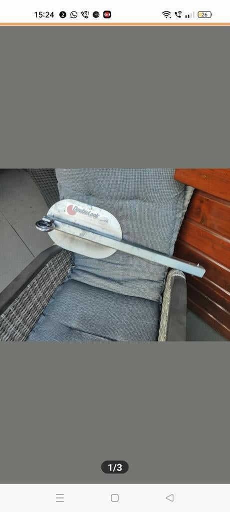Doublelock wielslot camper,caravan of aanhanger., Ophalen of Verzenden