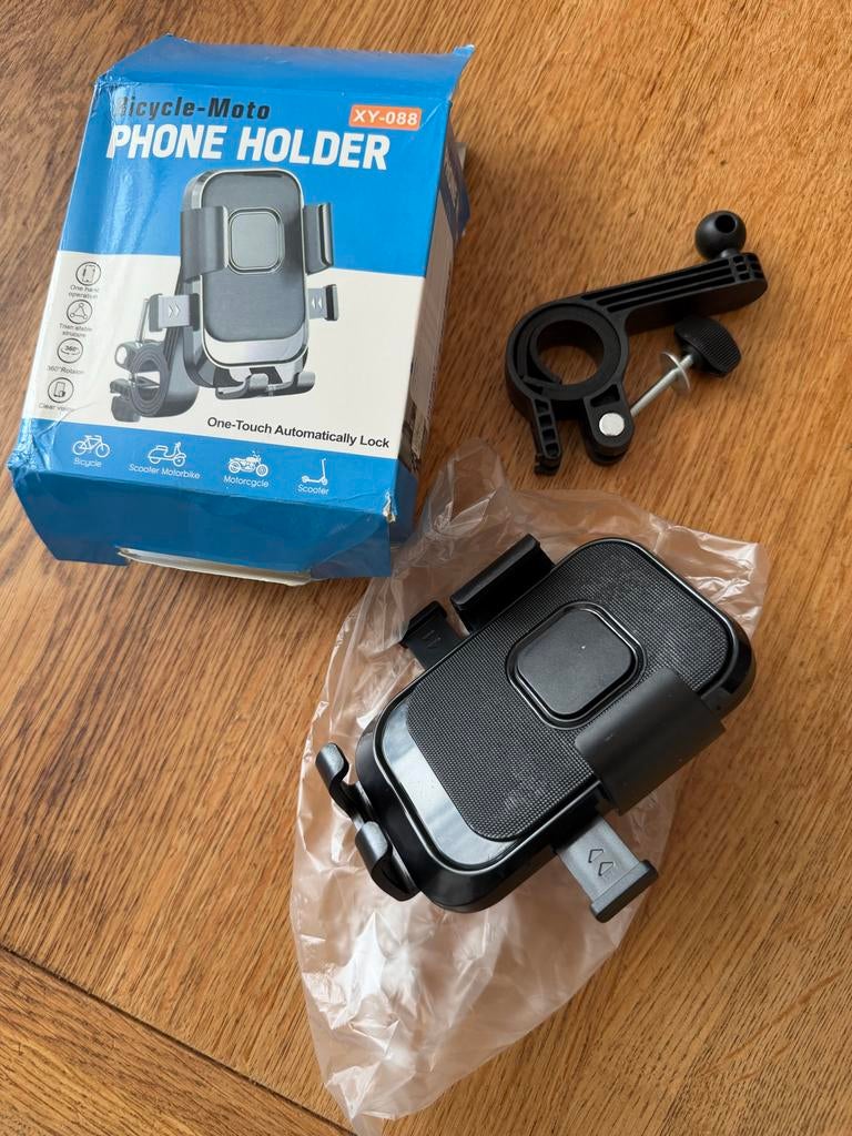 Telefoonhouder voor fiets of scooter, Ophalen of Verzenden, Zo goed als nieuw, Fiets