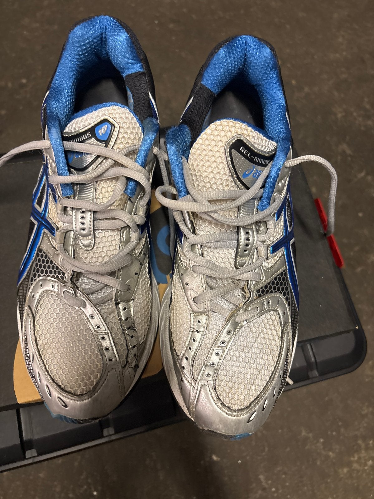 Asics Gel-Nimbus VI Hardloopschoenen - Maat 44.5, Sport en Fitness, Gebruikt, Hardloopschoenen, Ophalen of Verzenden, Hardlopen