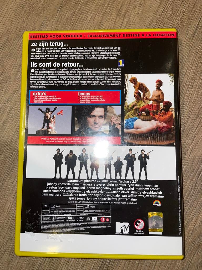 Jackass film DVD - Zeer nette staat, Ophalen, Zo goed als nieuw