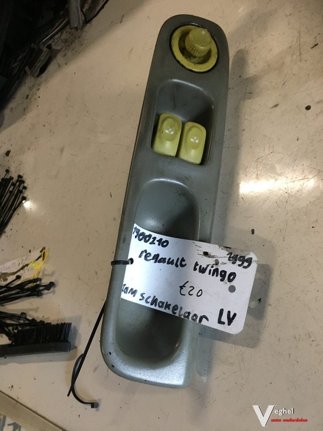 Renault Twingo 1999 Raambedieningsschakelaar Linksvoor, Gebruikt, -, -, Ophalen of Verzenden