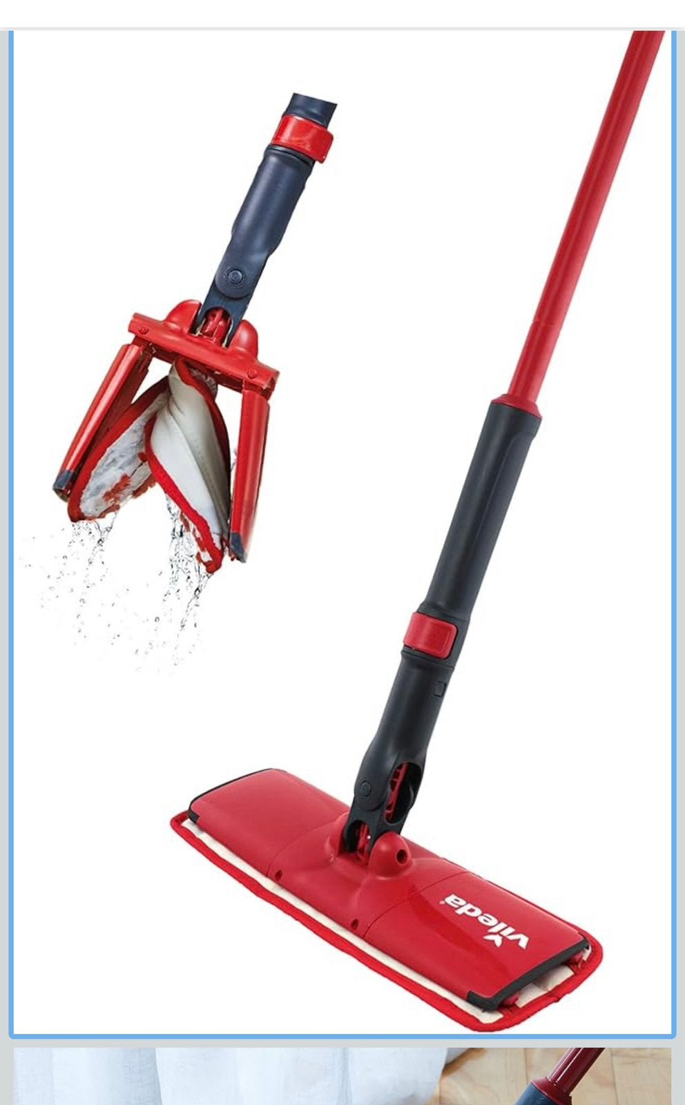Vileda Twist & Go Dweil - Efficiënt en Handig Schoonmaken, Ophalen, Mop of Dweil