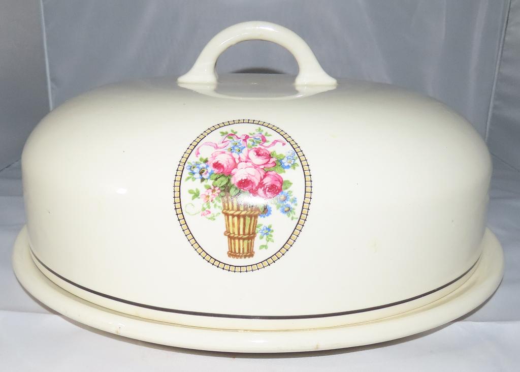 Vintaged Harmony Classerole, schaal met deksel, Ophalen, Schaal, Rond, Zo goed als nieuw