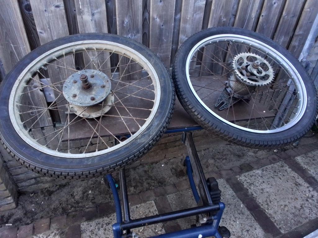 Zündapp wielen 19 inch met banden en remmen, Ophalen of Verzenden, Gebruikt, Overige typen