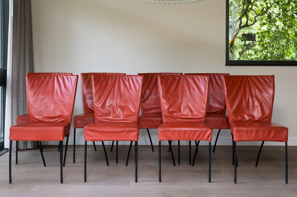 Montis Spica stoelen, complete set van 8 stuks, Huis en Inrichting, Ophalen, Gebruikt, Modern, design, eclectisch, Vijf, Zes of meer stoelen
