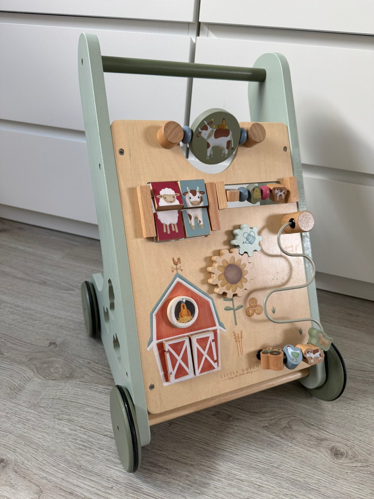 Loopwagen little dutch, Kinderen en Baby's, Ophalen, Zo goed als nieuw, Duw- of Trekspeelgoed