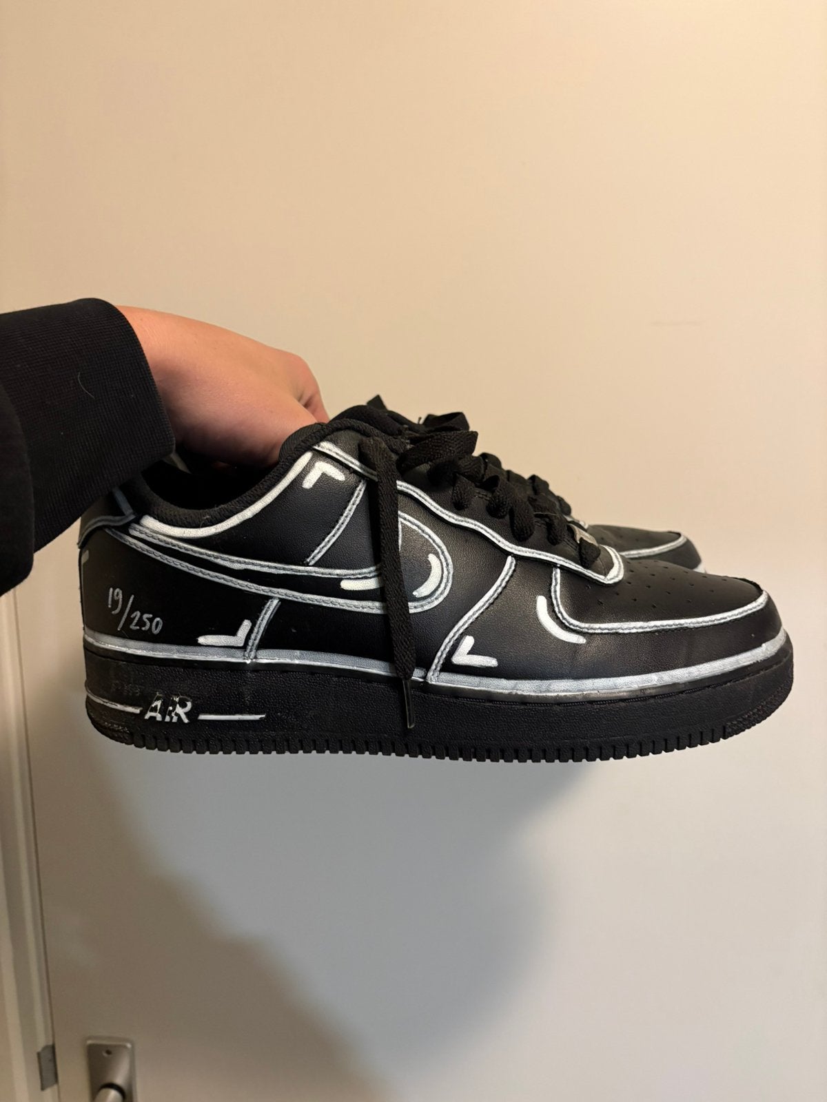 Nike Airforce 1 (costum), Ophalen of Verzenden, Nieuw, Wit