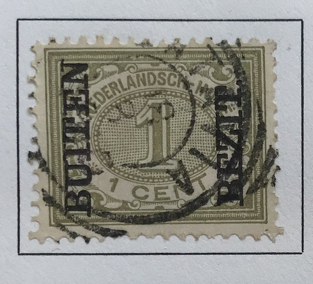 postzegels Nederlands-Indië nvph nr.70 en 72, Verzenden, Gestempeld, Nederlands-Indië