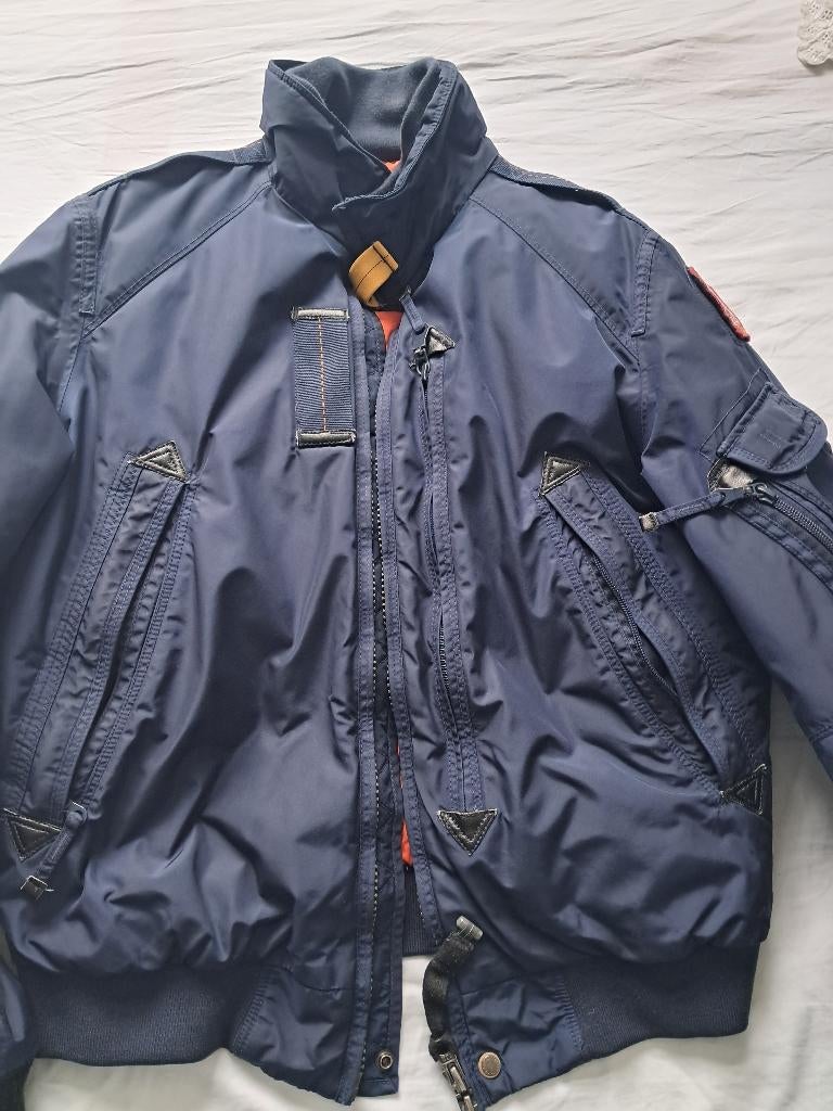 Te koop parajumper jas, Ophalen, Gedragen, Maat 48/50 (M), Blauw