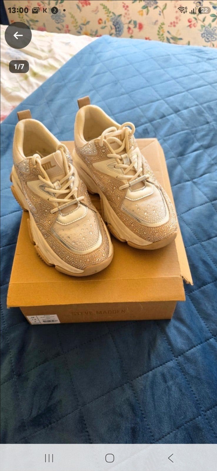 Steve Madden Privy Sneakers Maat 38 - Zo goed als nieuw, Overige kleuren, Verzenden, Steve Madden, Sneakers of Gympen