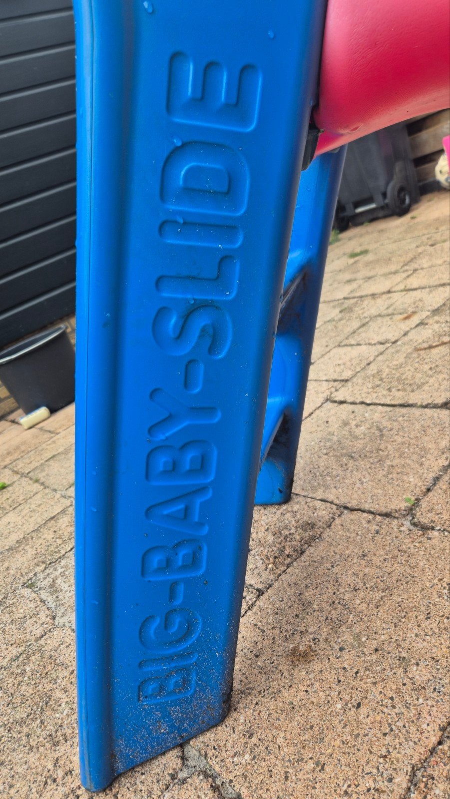 Big-Baby-Slide roze/blauw, Kinderen en Baby's, Ophalen, Gebruikt, Glijbaan