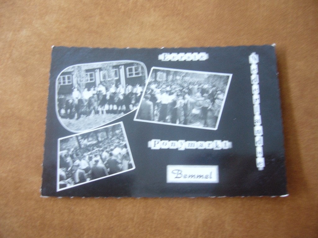 BEMMEL  =  3 LUIK VAN EERSTE NEDERLANDSE  PONYMARKT, Ophalen of Verzenden, 1940 tot 1960, Ongelopen