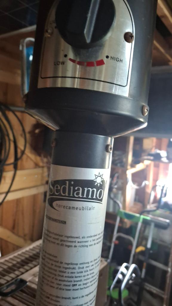 Sediamo Terrasverwarmer op Gas - Gebruikt, Ophalen of Verzenden, Gebruikt, Gas, Vloer