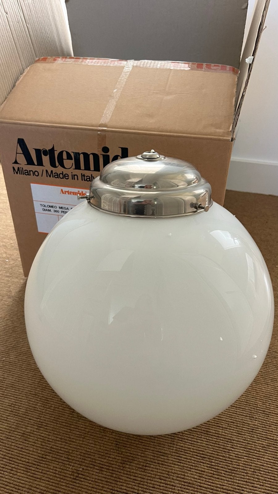 Artemide Tolomeo Mega lamp Diffusor en Stang, Ophalen, Overige typen, Nieuw, E27 (groot)
