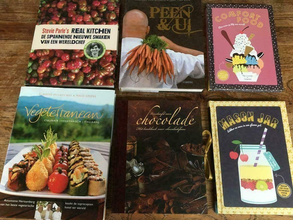 kookboeken, diverse kookboeken om uit te zoeken, vega etc, Gezond koken, Ophalen of Verzenden, Zo goed als nieuw, Overige typen