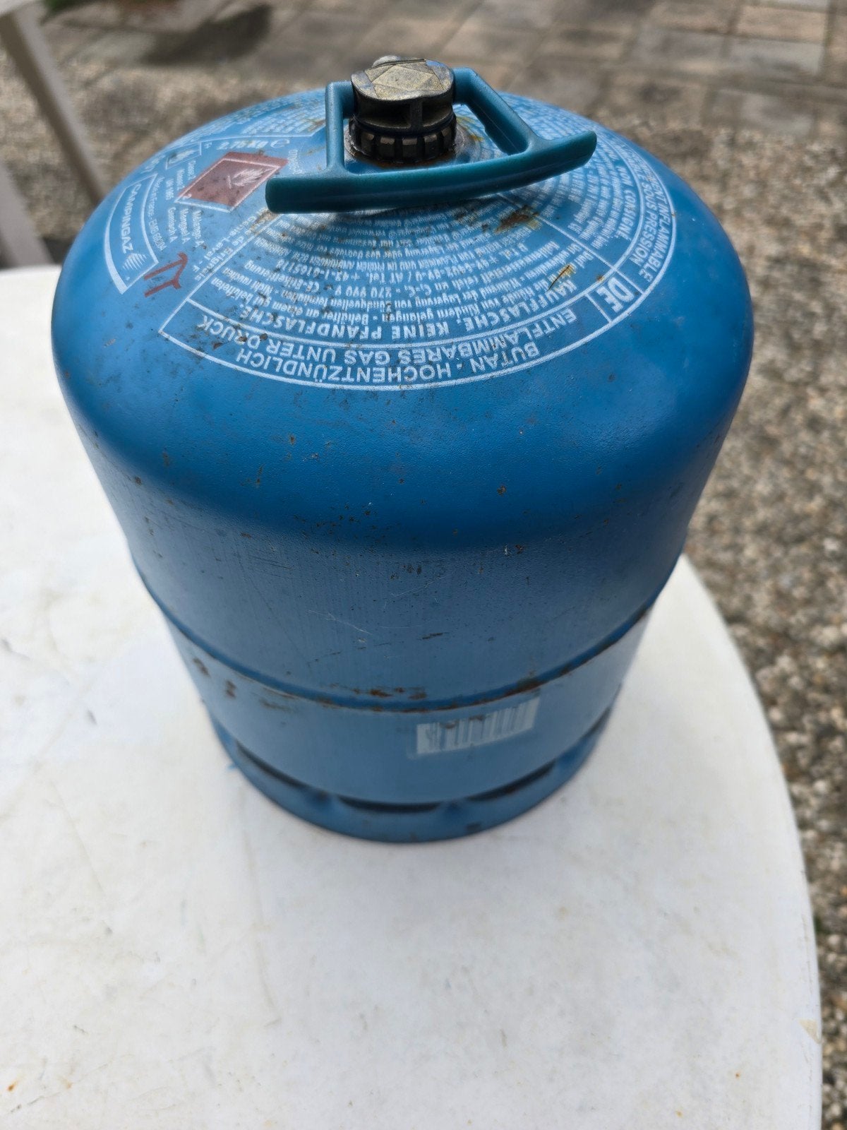 voĺle campingaz 907 gasfles / tank, Ophalen of Verzenden