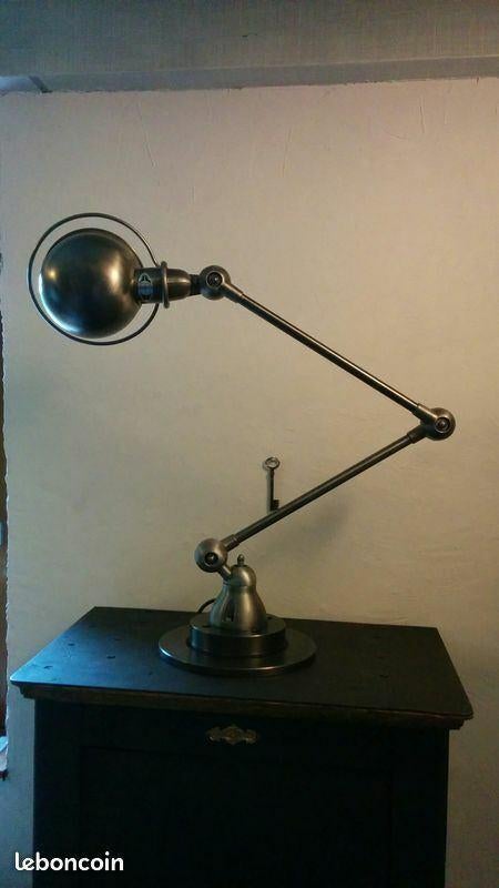 Jielde - 1950's vloerlamp in uitmuntende staat, Verzenden, Zo goed als nieuw, Minder dan 100 cm, Metaal