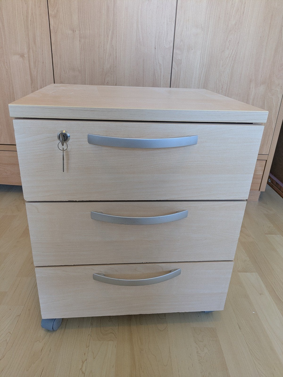 Houten ladekastje, Ophalen, Minder dan 50 cm, Gebruikt, 3 of 4 laden