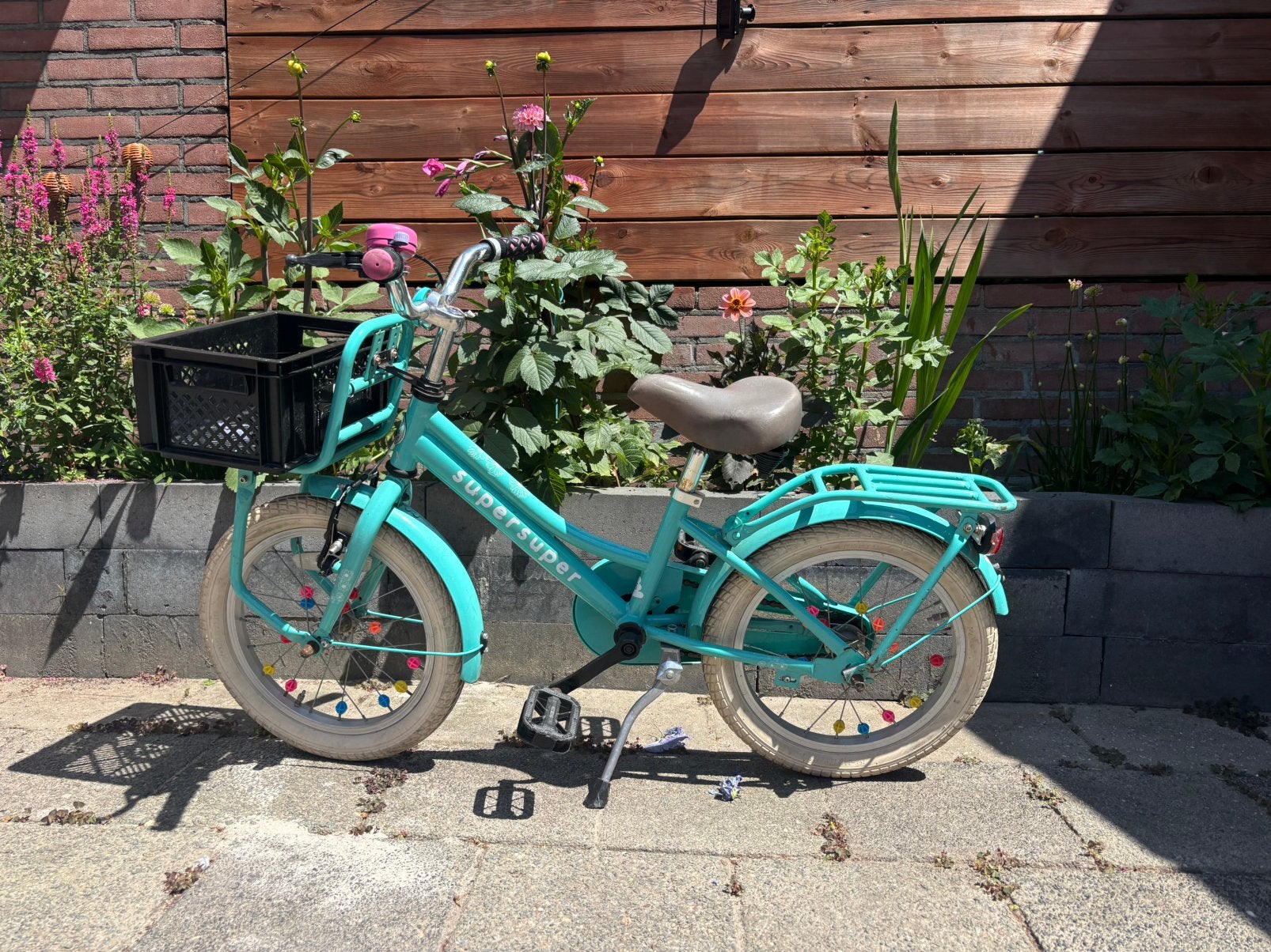 Supersuper kinderfiets 16inch, Ophalen, Terugtraprem, Gebruikt, Handrem