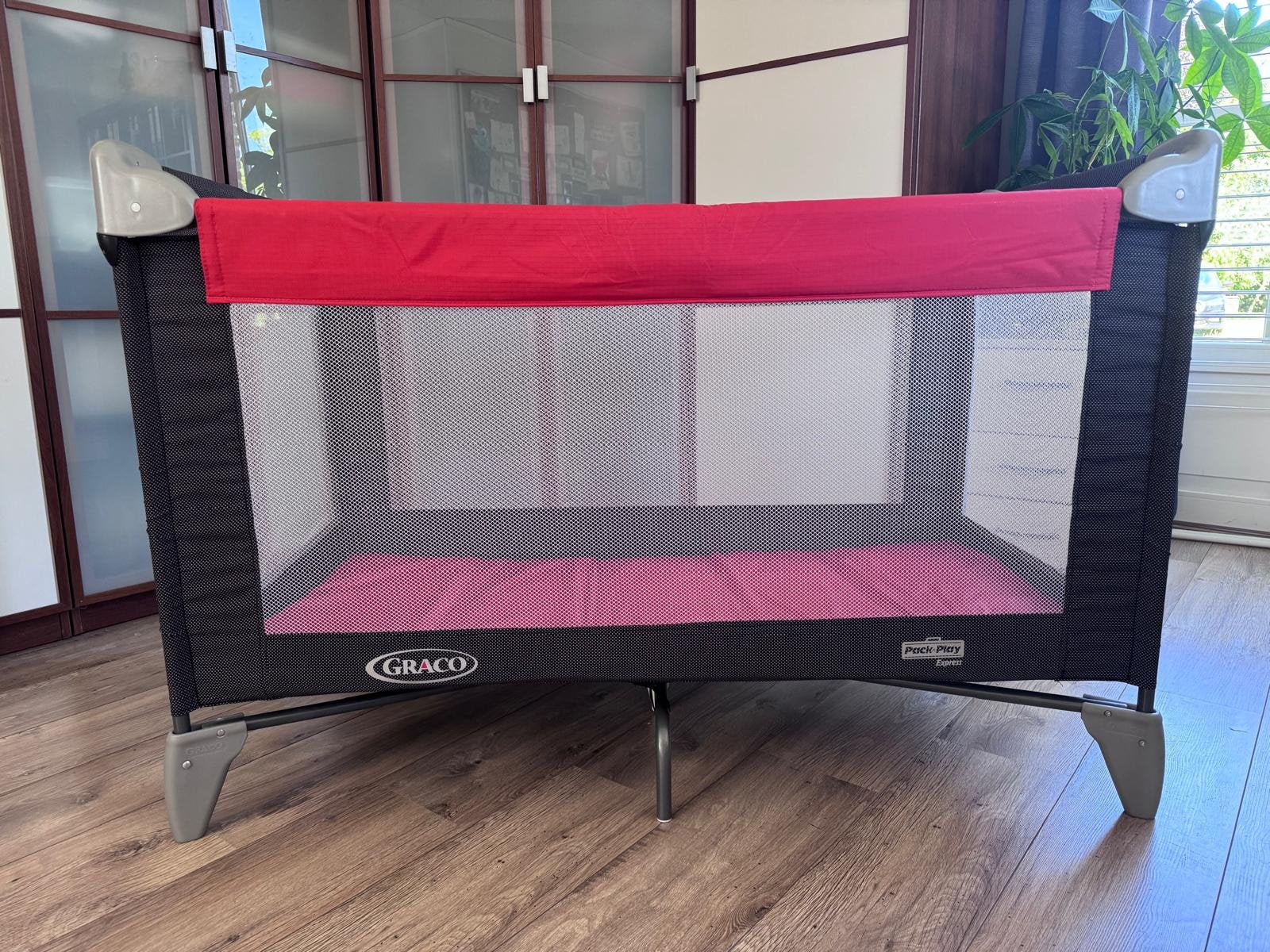 Graco reisbed, Ophalen, Zo goed als nieuw, Minder dan 140 cm, Matras