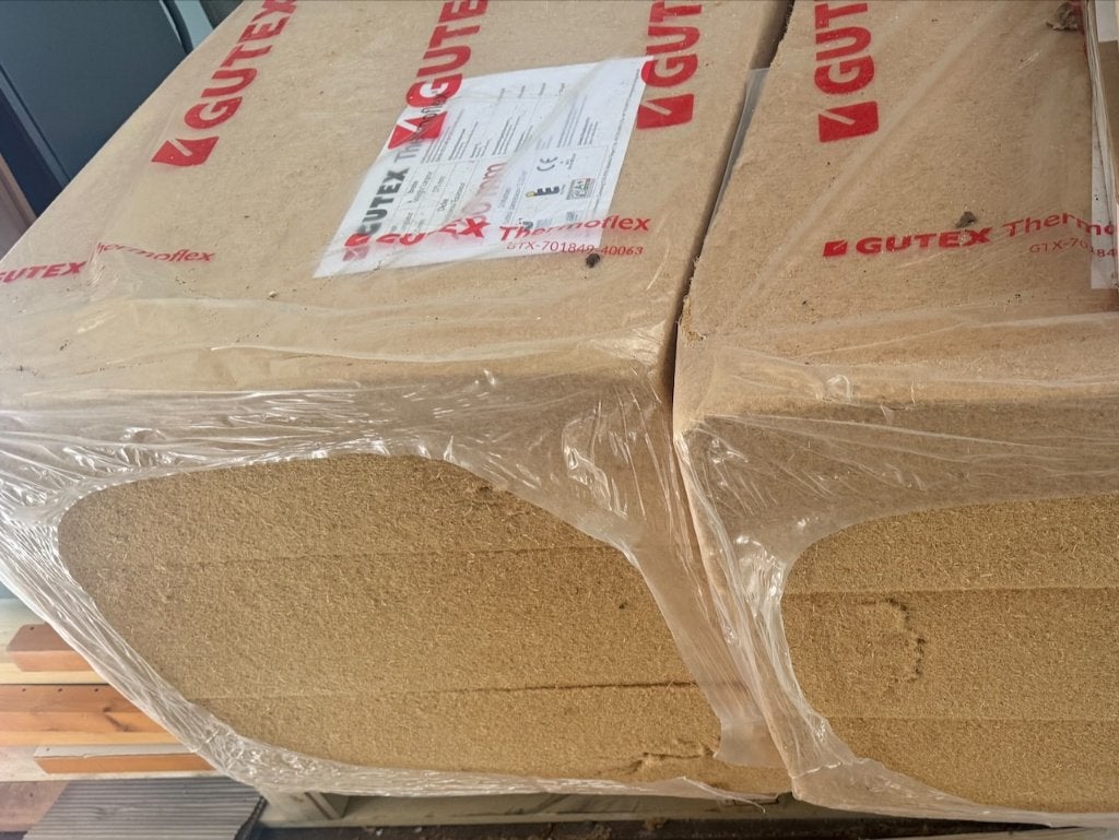 2 pakken Gutex Thermoflex houtvezelisolatie 160mm, Ophalen, Overige materialen, Dakisolatie, 12 cm of meer