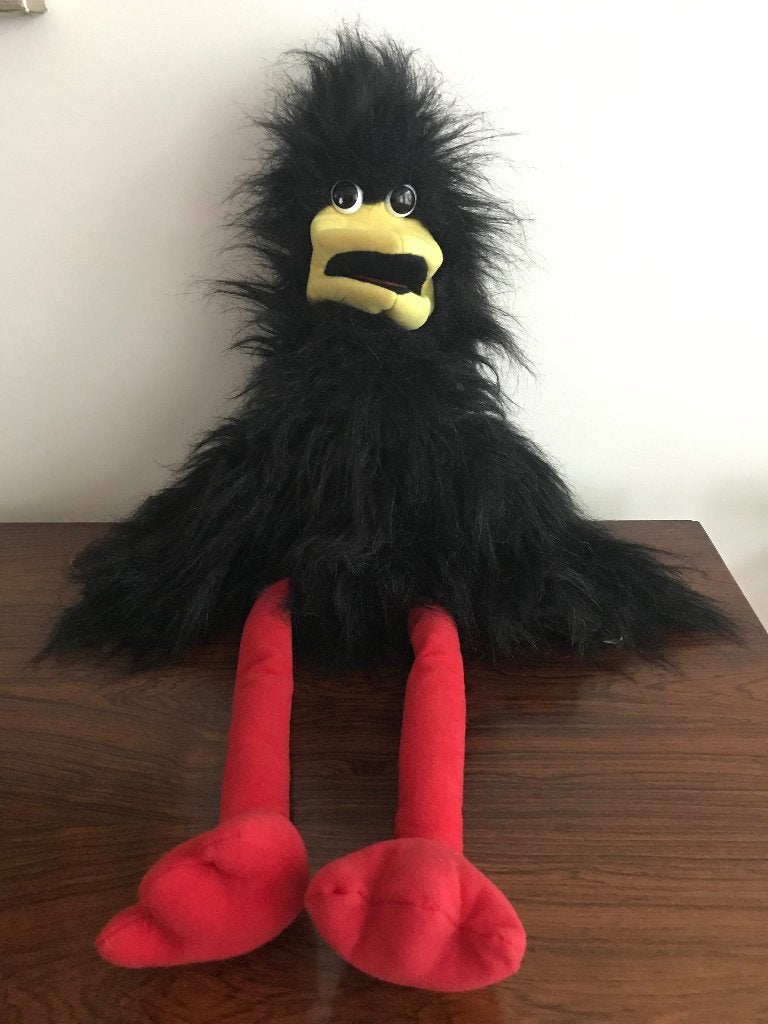 Vizi leuke handpop vogel kraai kauw, Ophalen of Verzenden, Zo goed als nieuw, Overige typen, Overige merken