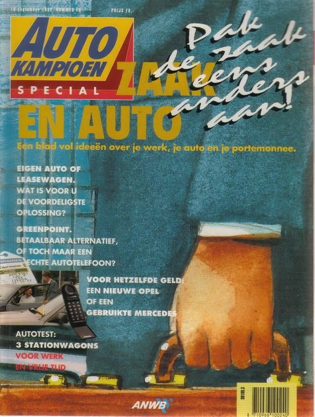 Autokampioen 19 1992 : Mercedes Benz 260 E - Opel Omega 2.4i, Boeken, Auto's | Folders en Tijdschriften, Gelezen, Algemeen, Ophalen of Verzenden