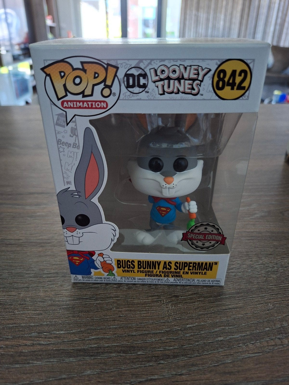 Funko Pop! Looney Tunes Bugs Bunny as Superman, Ophalen of Verzenden, Nieuw