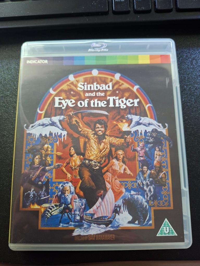 Sinbad and the Eye of the Tiger Blu-ray (Indicator), Ophalen of Verzenden, Zo goed als nieuw, Avontuur