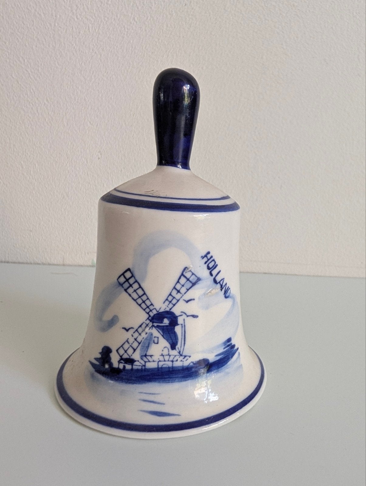 Delfts blauw keramiek handbel, Ophalen of Verzenden