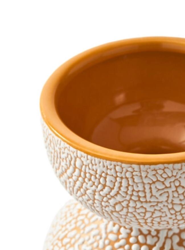 POLSPOTTEN Vaas Boolb Dots Orange S | Van €50, nu, Overige kleuren, POLSPOTTEN, Nieuw, Ophalen of Verzenden