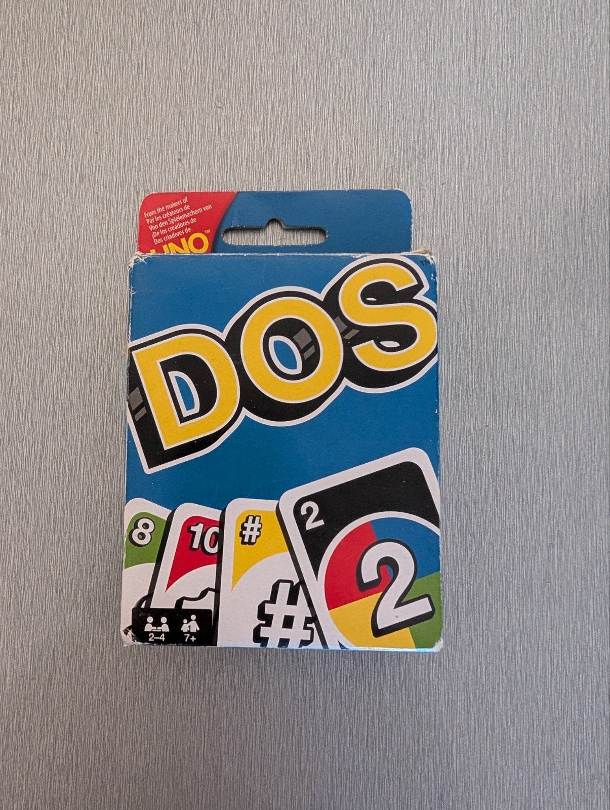 DOS kaartspel van Mattel Games - Het vervolg op UNO, Een of twee spelers, Ophalen of Verzenden, Zo goed als nieuw, Mattel Games