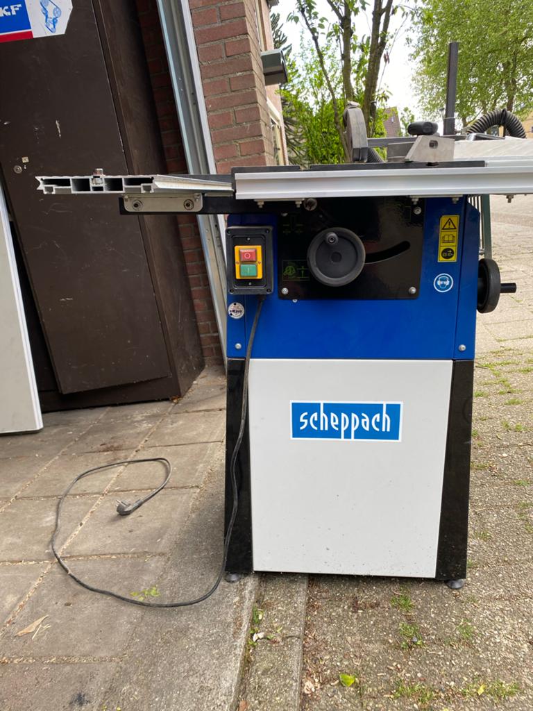 Scheppach TS82 Tafelzaag - Zo goed als nieuw, Cirkelzaag, 600 tot 1200 watt, Ophalen of Verzenden, Zo goed als nieuw
