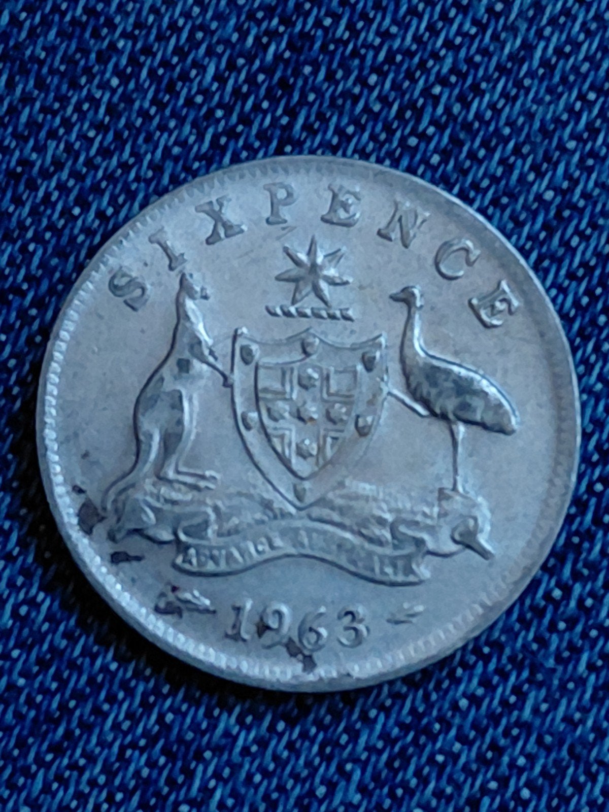 Australië 6 Pence 1963 Elizabeth II  - Zilver, Postzegels en Munten, Verzenden, Losse munt, Zilver