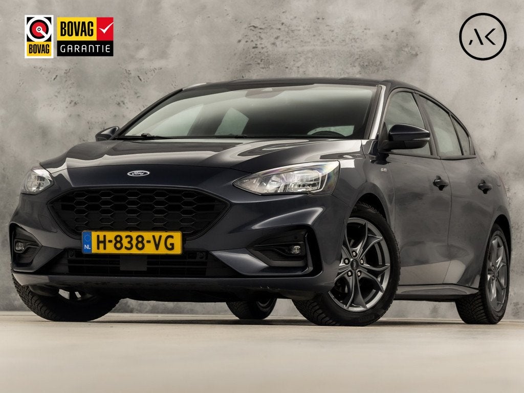 Ford Focus 1.0 EcoBoost ST Line X Sport 125Pk (APPLE CARPLAY, Auto's, Ford, 12 maanden, Gebruikt, Blauw, Automatische klimaatregeling