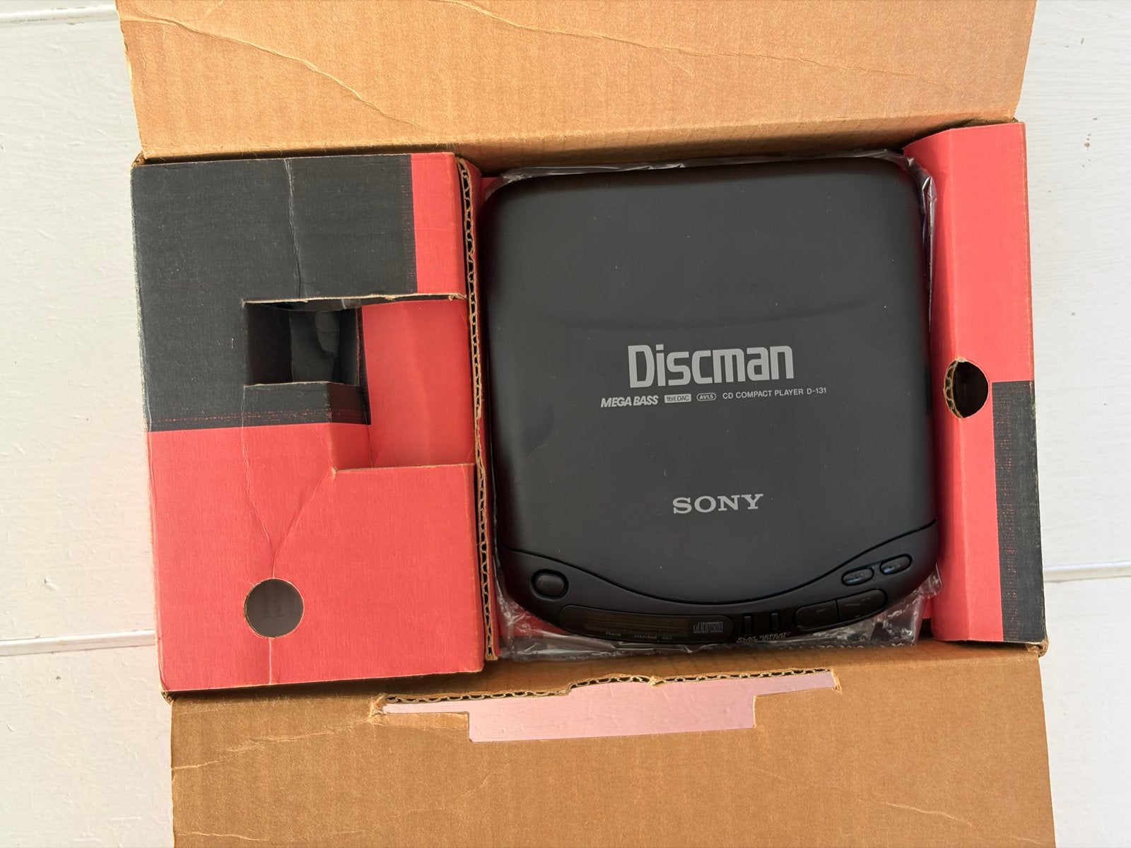 Sony Discman D-131 in doos, Ophalen of Verzenden, Discman