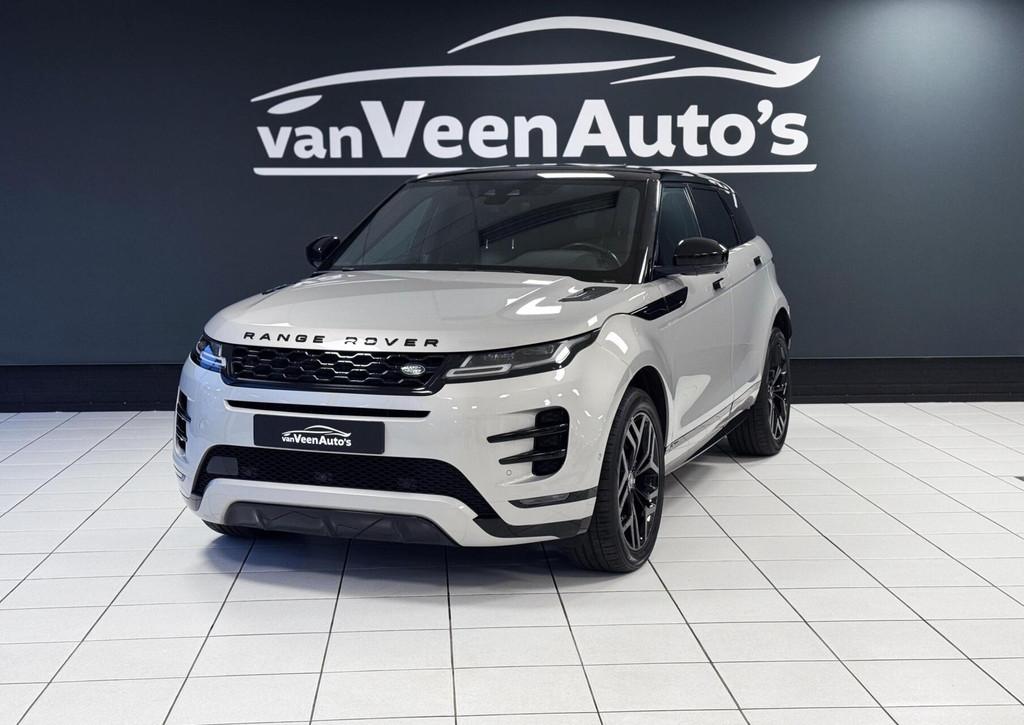 Range Rover Evoque 2.0 P250 AWD R-Dynamic HSE 2 Garantie, Auto's, 4 cilinders, Met garantie (alle), Parkeersensor, Leder