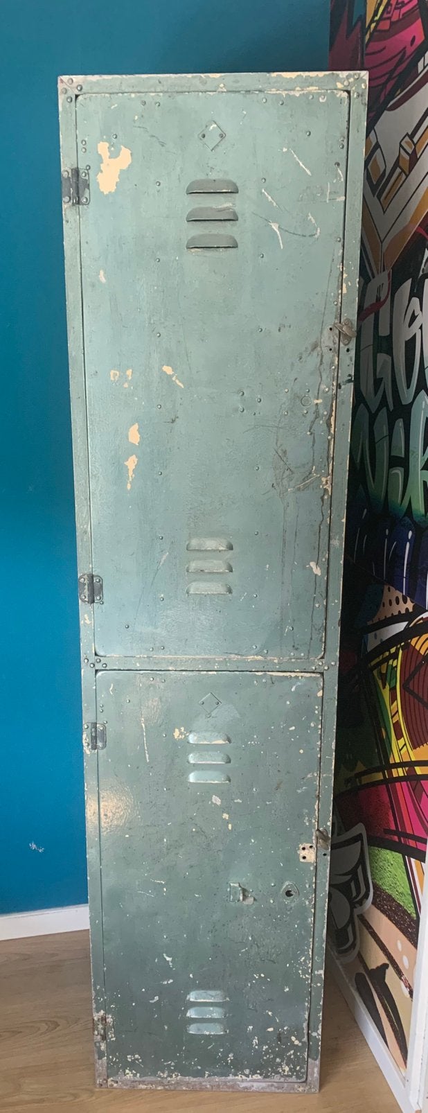 Locker kast / vintage kast, Ophalen, Gebruikt