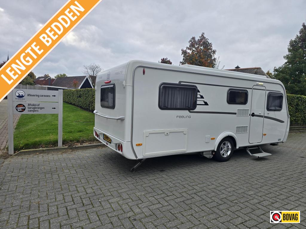 Eriba Feeling 442 met mover en lengtebedden, Overige typen, Bedrijf, Treinzit, Tot en met 3
